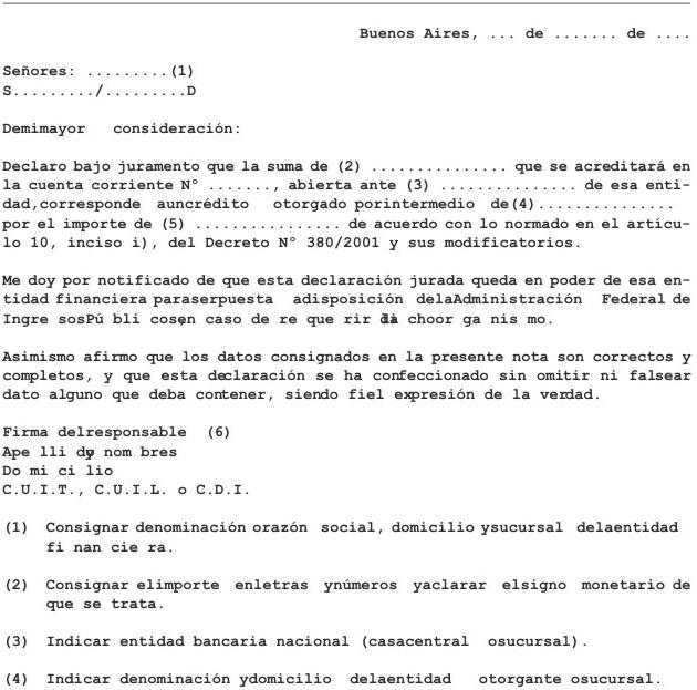 impuesto sobre los creditos y debitos en cuenta bancaria